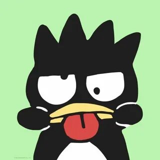 Badtz Maru is such a mischievous little penguin! Hello kitty