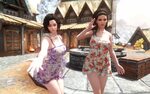 Скачать Elder Scrolls 5: Skyrim "Набор летних мини-платьев" 