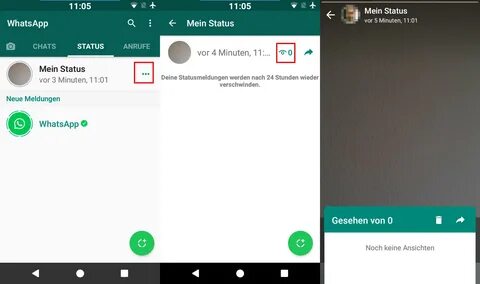 WhatsApp: Status verschicken & Update-Meldungen deaktivieren