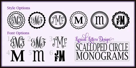 Free Monogram Fonts Circle Related Keywords & Suggestions - 