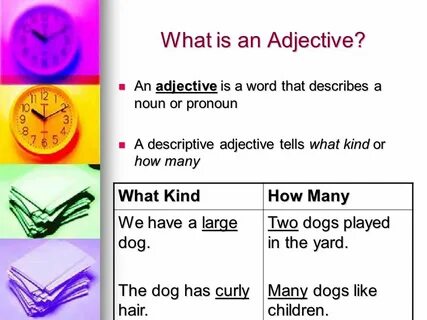 Adjectives What is an Adjective?. - ppt download
