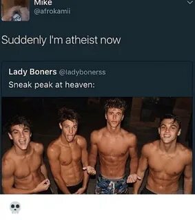 Mike Suddenly I'm Atheist Now Lady Boners Ladybonerss Sneak 