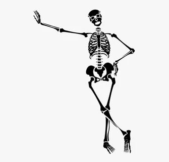 28 Collection Of Halloween Dancing Skeleton Clipart - Skelet