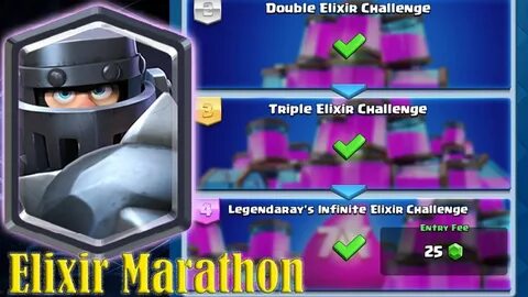 BEST DECK FOR THE DOUBLE ELIXIR CHALLENGE ELIXIR MARATHON CL