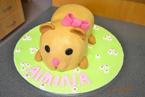 Hamster cake Hamster, Pig cake, Kids birthday