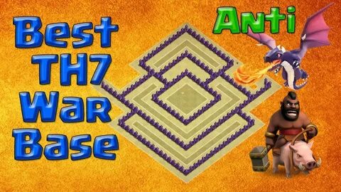 NEW UPDATE 2016 Town Hall 7 War Base With 3 Air Defenses! TH