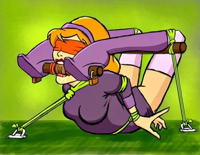 Xbooru - blindfold bondage breasts clothed daphne blake dres