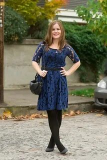 Newest blue dress with black lace Sale OFF - 71