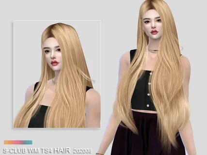 The Sims Resource - S-Club ts4 WM Hair 202008