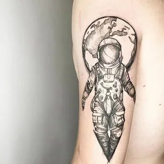 125+ Best Astronaut Tattoo Designs For Men and Space Lovers 