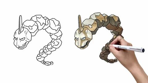 Onix Pokemon Coloring Page - YouTube