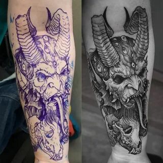 ROBERT BORBAS Satanic tattoos, Scary tattoos, Evil tattoos