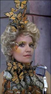 Effie Trinket Monarch Butterflies Fancy Dress Costume The Hu