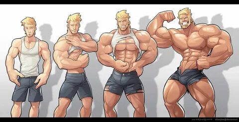 Pin by icons fantasy on MAN ART TOONS Muscle growth, Build m