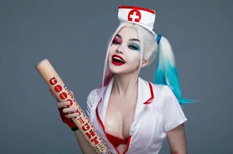 Nurse Harley Quinn Cosplay by Kalinka Fox