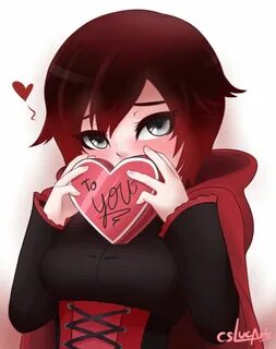 Ruby's Valentine by CSLucaris on DeviantArt Rwby, Rwby anime
