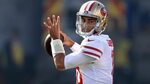 Marshal Jimmy Garoppolo of the 49ers broke the anterior cruc