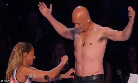 America's Got Talent's Howie Mandel strips off and joins Roc