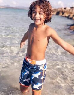 Boden Surf Shorts Kids swimwear boys, Boys summer outfits, B