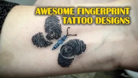 Pin by Rene Boyd on Tattoo Fingerprint tattoos, Tattoos, Tat