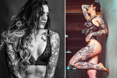 UFC star Megan Anderson strips off to underwear and shows of