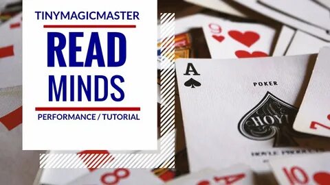 Crazy Mind Reading Card Trick! Performance/Tutorial - YouTub