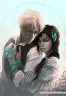 Percy and Vex by shalizeh7 Critical role fan art