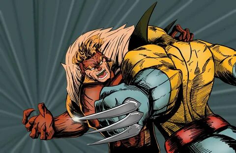 ArtStation - Sabretooth vs The Wolverine