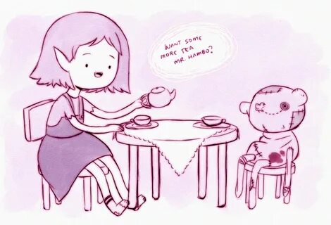 Tea Time w Marceline and Hambo by mayukichan on DeviantArt