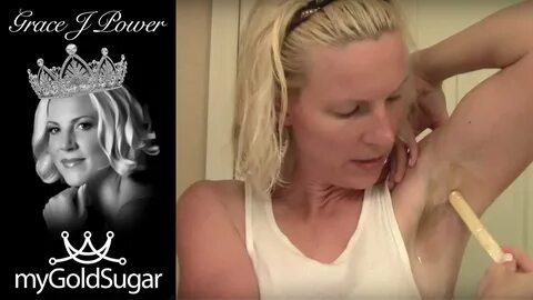 Underarm Sugaring using the Strip Method by Grace Power - Va