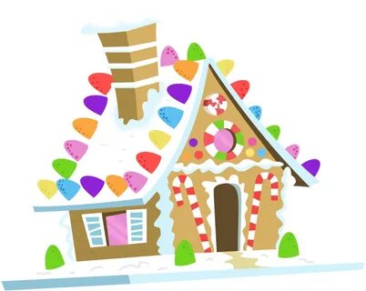 Download House Clipart Gingerbread Man - Christmas House Vec