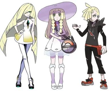 Lusamine, Lillie & Gladion Pokémon Sun and Moon Gladion poke