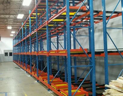 Push Back Pallet Racking