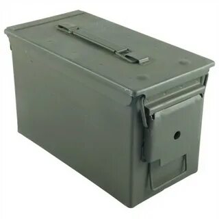 BROWNELLS 50 CALIBER AMMO CAN STEEL GREEN 50 Caliber Ammo Ca