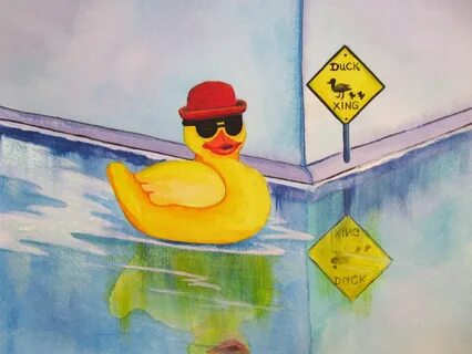 Rubber Duck paintings