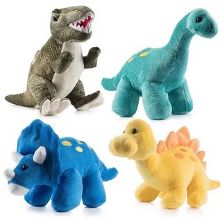 Source High Quality 4 Pack Great Gift Plush Dinosaurs toys f