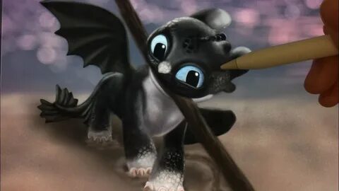 Speed drawing night light Dart httyd ibispaint - YouTube