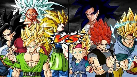 Goku AF All Forms VS Goku Variations and Versions (Dragon Ba