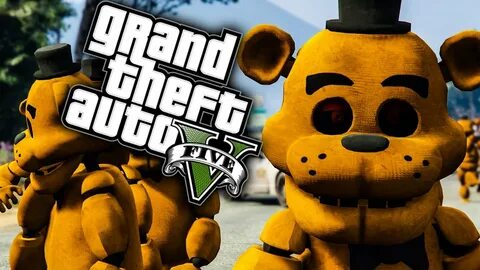 FREDDY ANIMATRONIC IN GRAND THEFT AUTO 5 Five Nights at Fred