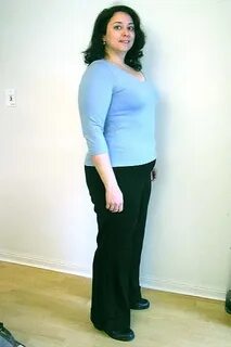 Photographic Height/Weight Chart - 5' 4", 200 lbs., BMI:34