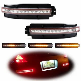 Lighting & Lamps Tail Lights Clear 4-in-1 Sequential LED Bra