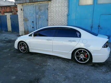 Все же решился на R18 )) - Honda Civic, 1.8 л., 2008 года на