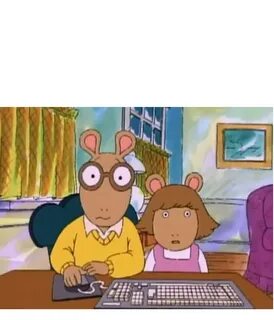 ARTHUR AND D.W. SHOCKED AT THE INTERNET Memes - Imgflip