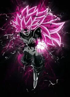 Black Goku Super Saiyajin 3 Rose Personajes de dragon ball, 