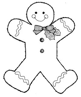 Gingerbread Man Coloring Pages To Print