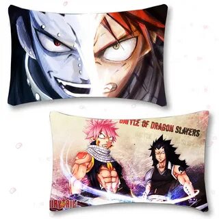 Anime Fairy Tail Levy Gajeel Hugging Body Pillow Case Cover 