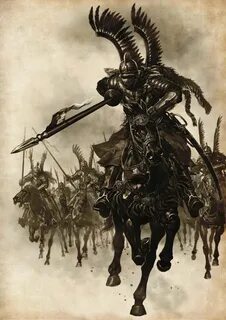 Mount and blade fire and sword, illustration Winged hussars,