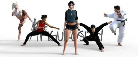 Martial arts poses - Figurosity