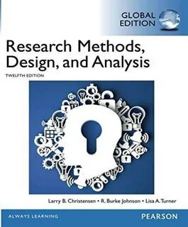 Research methods design and analysis 12th edition pdf
