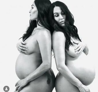 Nikki and Brie Bella nude pregnancy photoshoot - 14 Pics xHa